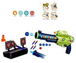 PISTOLET KARABIN na KULKI NABOJE z tablicą DO CELU