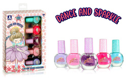 Lakiery do MALOWANIA paznokci dla dziewczynek dzieci Zestaw na Prezent