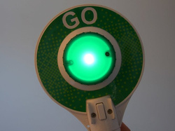 LIZAK POLICYJNY STOP GO ZABAWKA POLICJA Z PODŚWIETLENIE I DŹWIĘK NA PREZENT