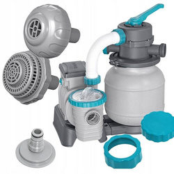 POMPA PIASKOWA FILTRUJĄCA DO BASENÓW 6056L/h BESTWAY 58497 + ZŁĄCZKI, WĘŻE