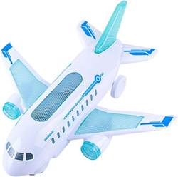 INTERAKTYWNY SAMOLOT ZABAWKA Z DŹWIĘKIEM I ŚWIATŁEM DLA DZIECI NA PREZNET