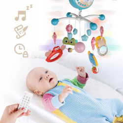 KARUZELKA KARUZELA NAD ŁÓŻECZKO DZIECIĘCA POZYTYWKA PROJEKTOR PILOT TIMER