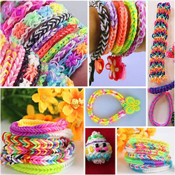 GUMKI DO ROBIENIA BRANSOLETEK ZESTAW KREATYWNY w kuferku AKCESORIA XXL