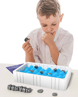 Kamienie magnetyczne Gra w szachy PLANSZOWA magnesy logiczna z magnesami