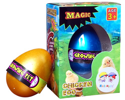 JAJKO KURCZĄTKO NIESPODZIANKA ROSNĄCY KURCZAK W JAJKU NA ZAJĄCZKA KRÓLICZKA