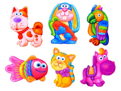 ZESTAW ZRÓB SAM MAGNESY ZWIERZĄTKA DIY ZA2867 KREATYWNA ZABAWA DLA DZIECI