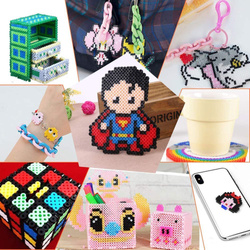 Koraliki Do Prasowania Zestaw XXXL Szablony kuferek PREZENT ŚWIĘTA GWIAZDKA