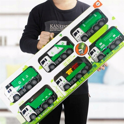 GIGANT ZESTAW ZABAWKI AUTA ŚMIECIARKA WYWROTKA DŹWIG CIĘŻARÓWKA CYSTERNA 6x