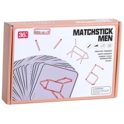Gra Logiczna Matchstick Men Zagadki Logiczne Patyczki Zapałki Drewniane