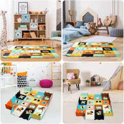 PIANKOWA MATA PUZZLE SKŁADANA DO RACZKOWANIA ZABAWY DLA DZIECI NIEMOWLĄT XL