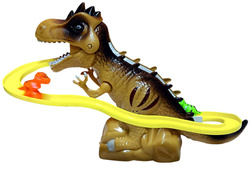 Zjeżdżalnia dinozaur TOR z autkami zabawka dinozaury Autka dla dzieci