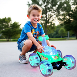 AUTO TWISTER SAMOCHÓD ZDALNIE STEROWANY NA PILOT DLA DZIECI AKROBATA LED XL