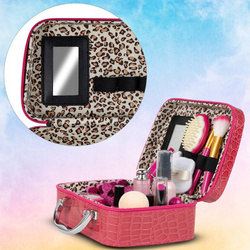 ZESTAW DO MAKIJAŻU I MANICURE W KUFERKU MAKE UP KOSMETYKI DLA DZIEWCZYNKI