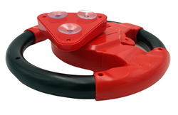 KIEROWNICA NA PRZYSSAWKI Czerwona F1 Z DŹWIĘKIEM SYMULATOR Dźwięki Jazdy