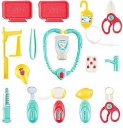 DUŻY ZESTAW LEKARSKI MAŁY LEKARZ DOKTOR W WALIZCE