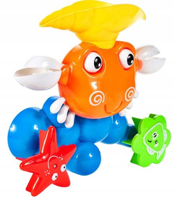 KRAB PRZELEWOWY FONTANNA ZABAWKA DO WODY KARUZELKA DO KĄPIELI DLA DZIECI