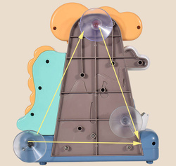 DINO ZABAWKA DO KĄPIELI WODY POD PRYSZNIC NA BASEN FONTANNA DINOZAUR