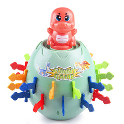 Gra DINOZAUR w beczce WESOŁA dla rodzinna dzieci SKARBONKA zabawka SZALONY