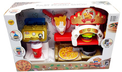 Duży ZESTAW Pizza PIZZERIA ekspres ZABAWKA w SKLEP