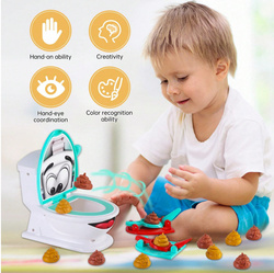 ŚMIESZNA GRA WESOŁY SEDES TOALETA ŚMIESZNA ZABAWKA KUPA PRANK