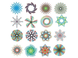 SPIROGRAF ZESTAW ARTYSTYCZNY do Rysowania 3D Szablony Zabawka Edukacyjna