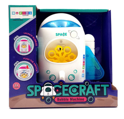 AUTOMAT DO BANIEK MYDLANYCH MASZYNA RAKIETA ZABAWKA NA BAŃKI MYDLANE + PŁYN