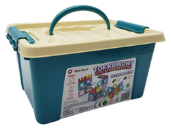 KLOCKI MAGNETYCZNE w PUDEŁKU TOR KULKOWY kulki