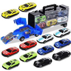 DUŻY TIR LAWETA CIĘŻARÓWKA Z WYRZUTNIĄ i 6 AUT