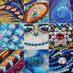 Mandala Mozaika Diamentowa 7D Sowie Głowy 1006610