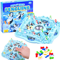 Nowy Chińczyk Gra Rodzinna Wyścig Pingwinów GR0025