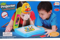 PROJEKTOR RZUTNIK TABLICA DO RYSOWANIA MALOWANIA SLAJDY WZORY KACZUSZKA