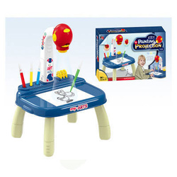 TABLICA DO NAUKI RYSOWANIA Z PROJEKTOREM Stolik PISAKI EDUKACYJNA