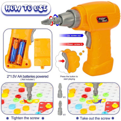 ZOO UKŁADANKA W 3D MOZAIKA WKRĘTARKA ZWIERZĘTA ZABAWKA I PREZENT DLA DZIECI