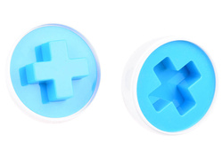 Układanka Jajka pasujące kształty i kolory 12szt. do zabawy SORTER KLOCKI