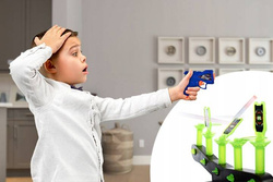 GRA STRZELANIE DO CELU DLA DZIECI PISTOLET KULKI