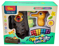Gra Zręcznościowa Magnetyczna Dzięcioł Robaczki