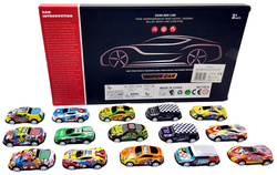 ZESTAW AUTEK DLA DZIECI SAMOCHODZIKI AUTKA AUTA RESORAKI Z NAPĘD NA PREZENT