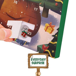 KALENDARZ ADWENTOWY BIŻUTERIA CHARMS DIY DO BRANSOLETEK DLA DZIECI PREZENT