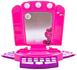 TOALETKA DLA DZIEWCZYNKI STUDIO MAKIJAŻU MAKE UP KOSMETYKI CIENIE LUSTRO