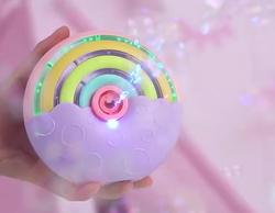 APARAT TĘCZA AUTOMAT DO ROBIENIA BANIEK NA BAŃKI MYDLANE BATERIE PASEK PŁYN