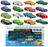 ZESTAW METALOWYCH SAMOCHODÓW AUTEK RESORAKI 16szt.