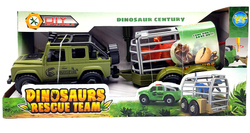 Auto Terenowe JEEP Do Rozkręcania Z PRZYCZEPĄ + DINOZAUR