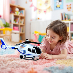 Helikopter projektor zabawka na pilot dla dzieci dźwięki dinozaurów światła