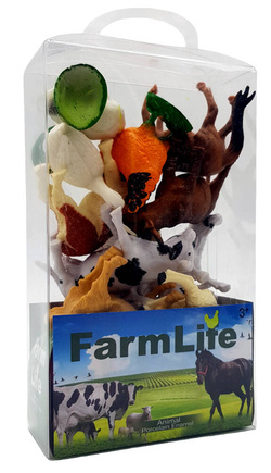 Zwierzęta domowe Duży Zestaw Farma Figurki Pudełko