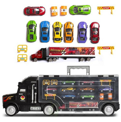 TIR LAWETA DLA DZIECI ZABAWKA AUTKA ZESTAW CIĘŻARÓWKA Z AUTKAMI DO ZABAWY