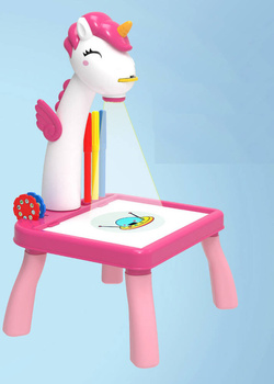 Projektor STOLIK do nauki rysowania tablica rzutnik zabawka malowania pisak