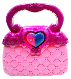 TOREBKA Na Kosmetyki KUFEREK ze Świecącym SERCEM