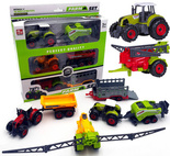 Ciągnik Traktor maszyny rolnicze 6w1 zestaw farmer