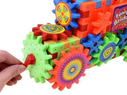 Wafle klocki dla małych budowniczych 81 ele ZA2951