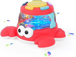 Uciekający Krab zabawka do raczkowania Z DŹWIĘKIEM I ŚWIATŁEM Pełzający